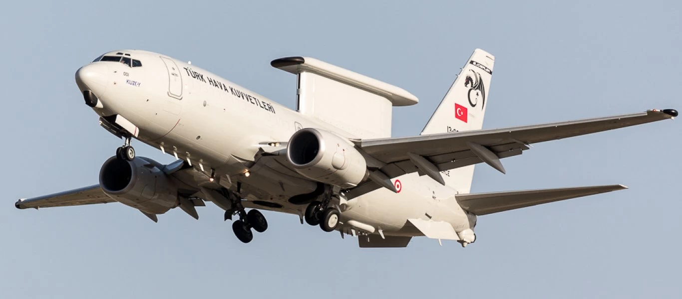 Τουρκικό ιπτάμενο ραντάρ πέταξε για πρώτη φορά νότια της Κρήτης: Πραγματοποίησε περιπολία μεταξύ Μάλτας και Λιβύης